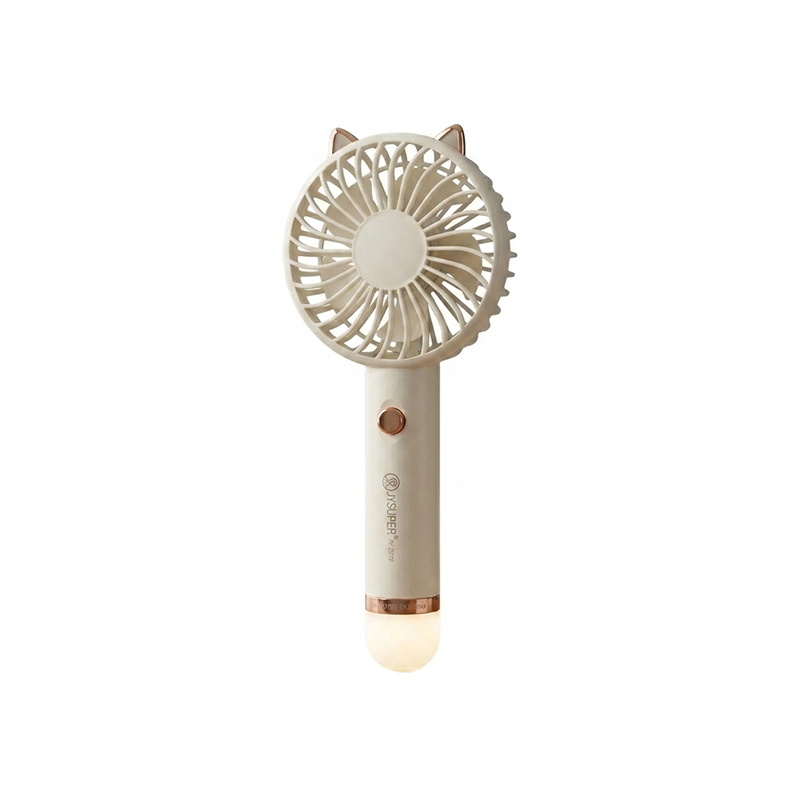 JYSUPER JY-2320 Portable Handheld Mini Fan with Integrated LED light